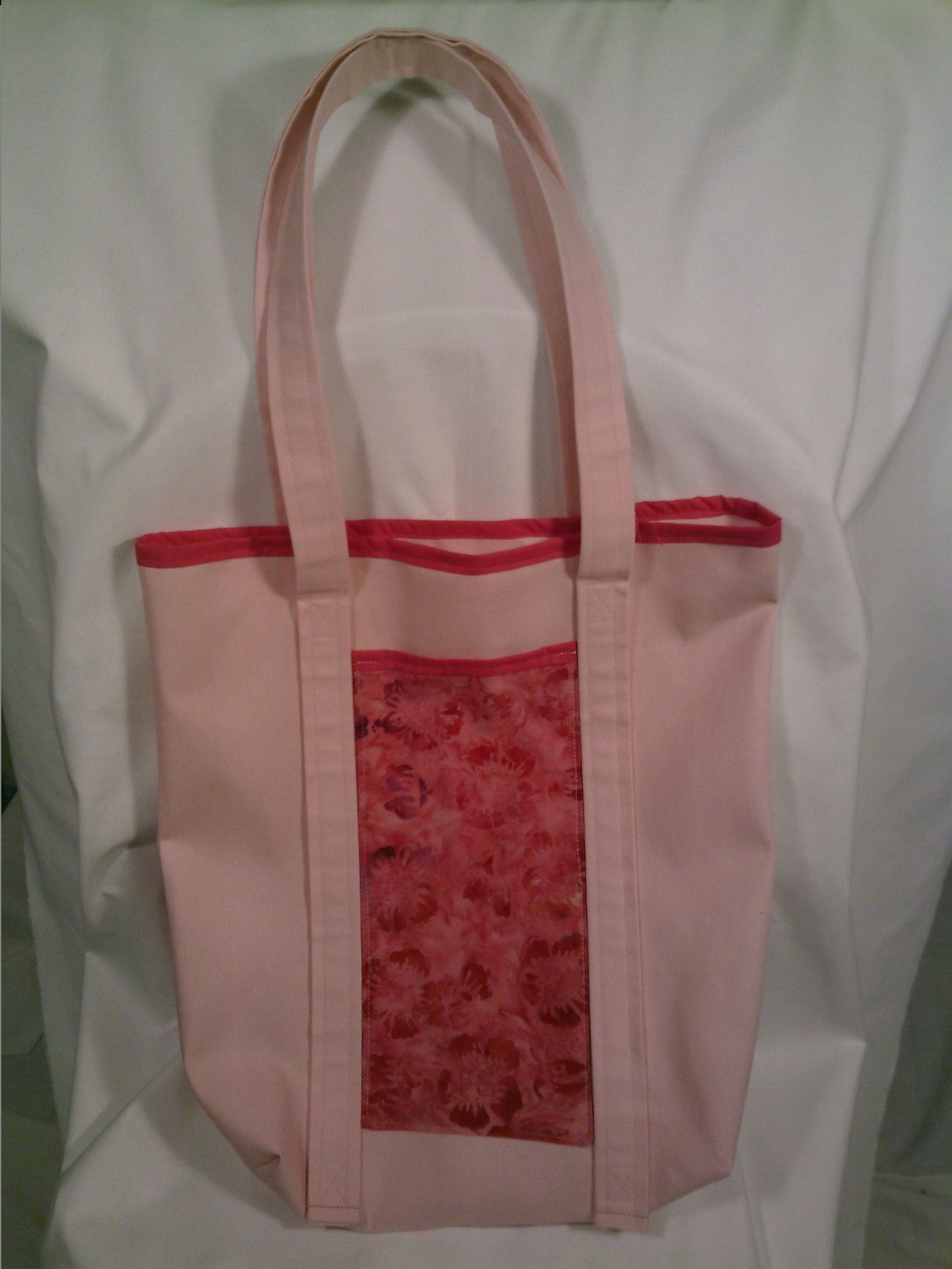Shopping Bag, Pink Flower