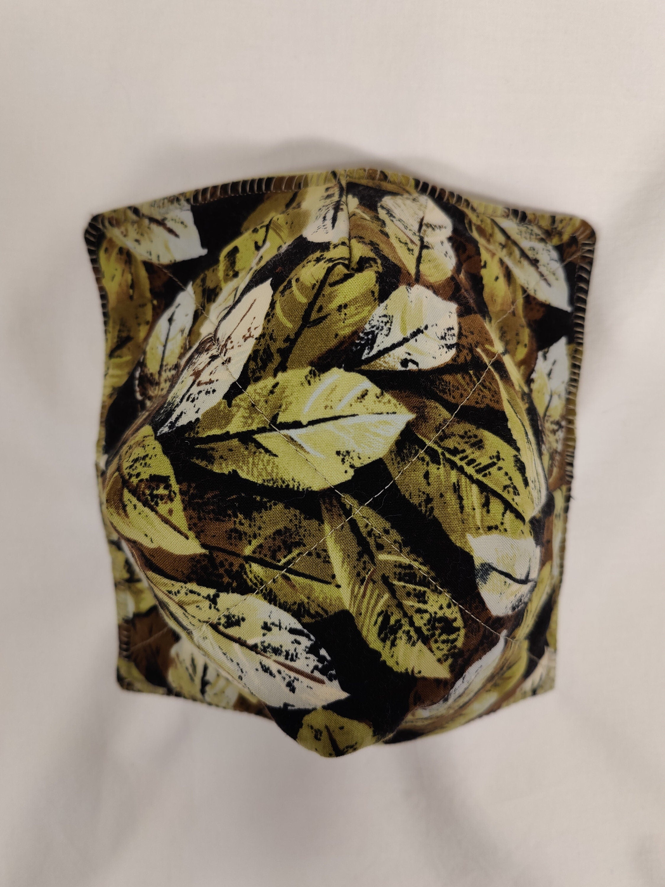 Cozy Bowl Batik Green Leaf 6"Inch