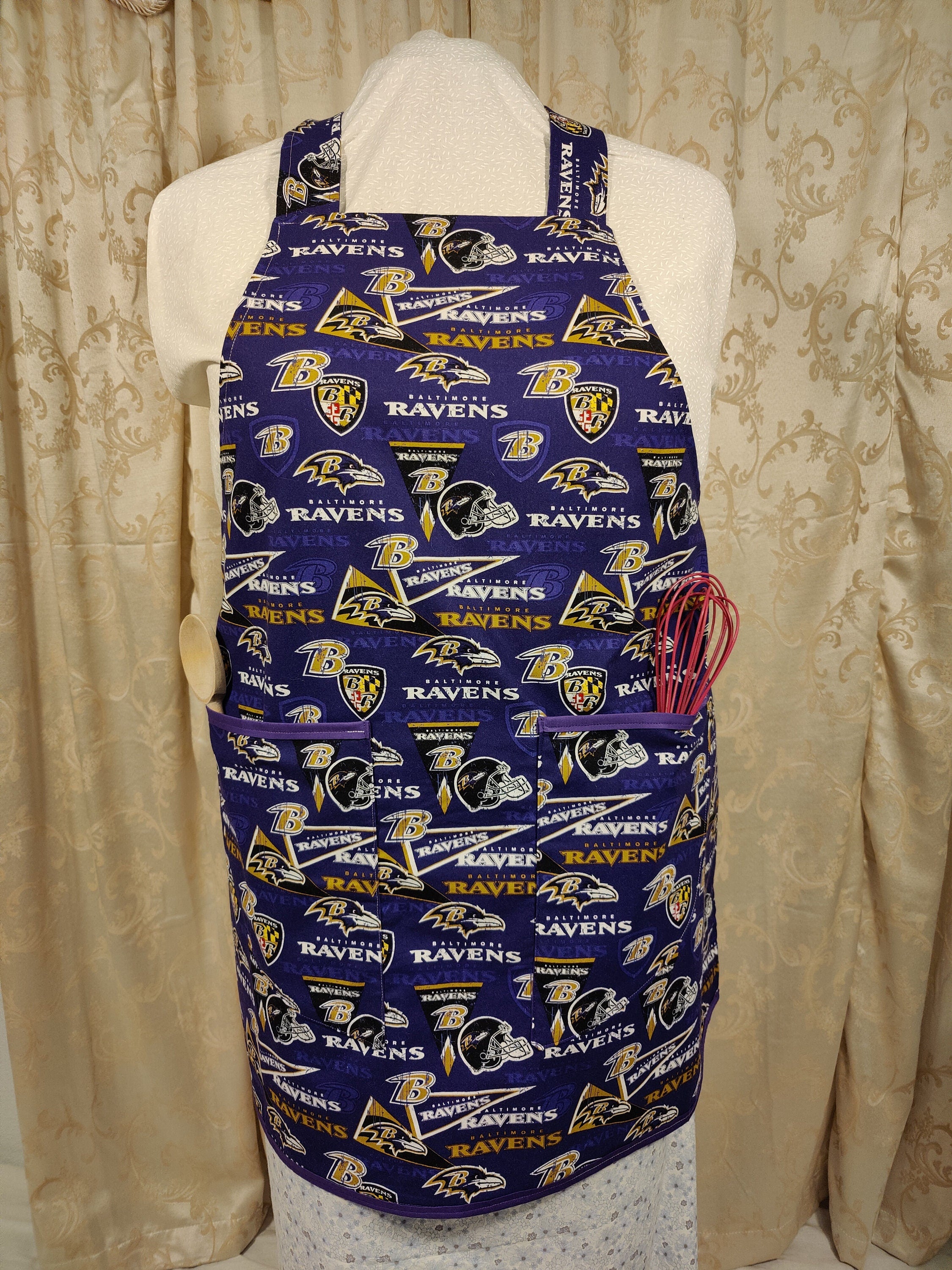 Adult Apron Baltimore Ravens