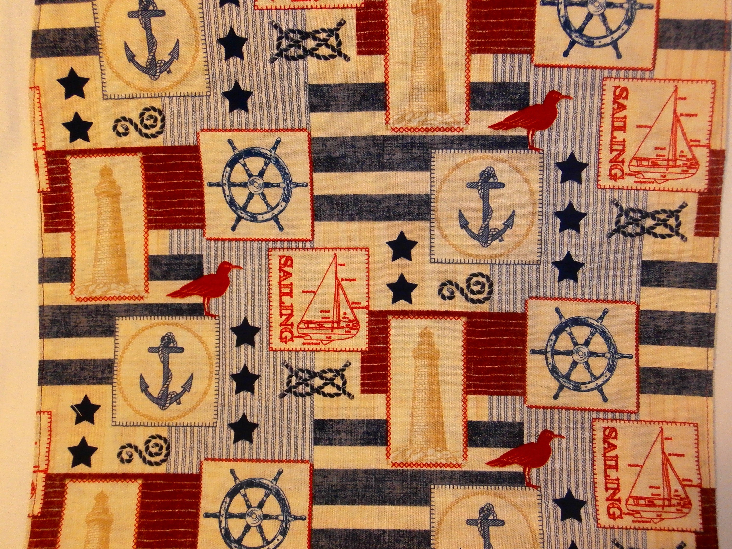 Adult Bib Nautical