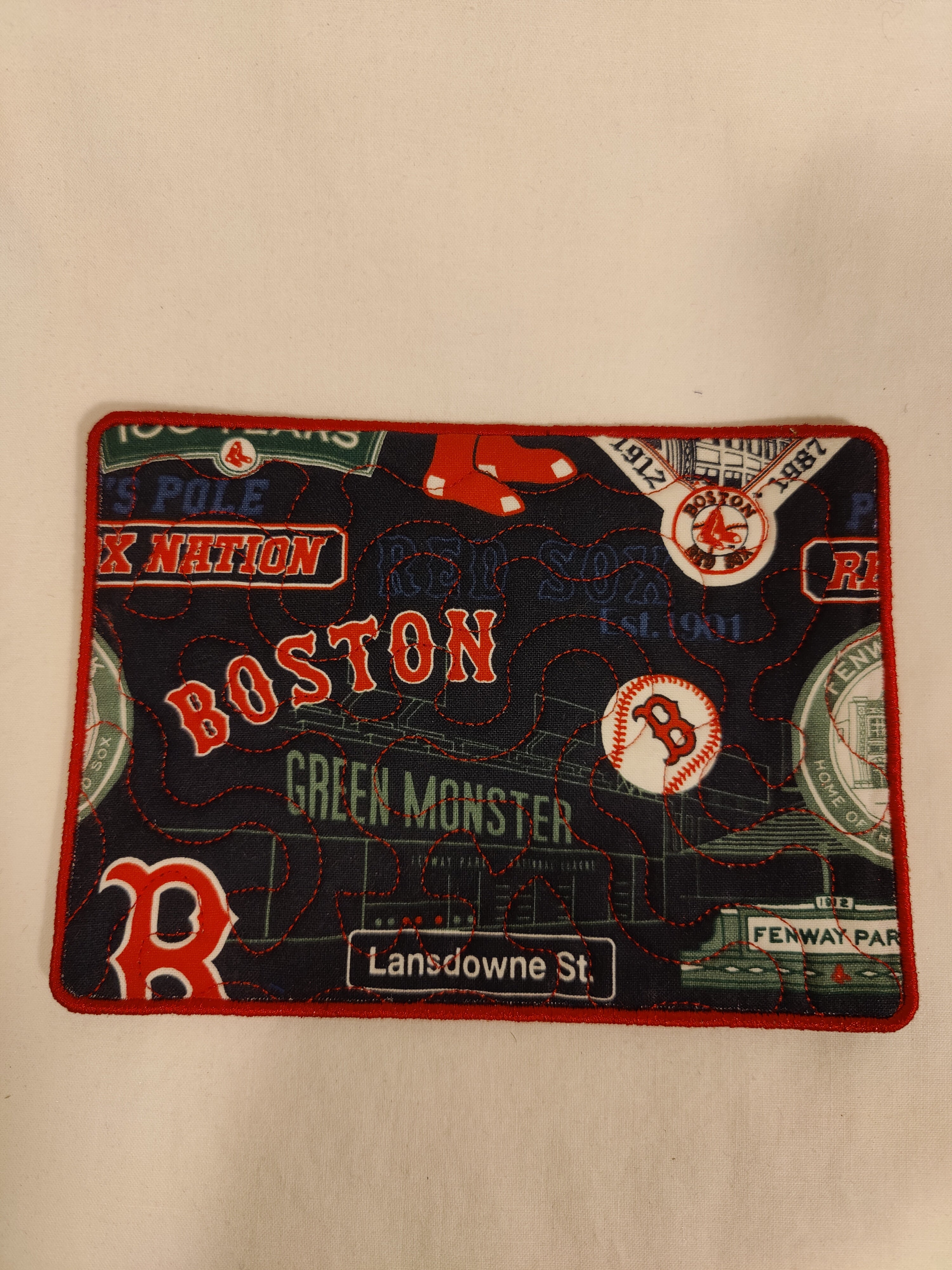 Mug Rug Boston Red Sox