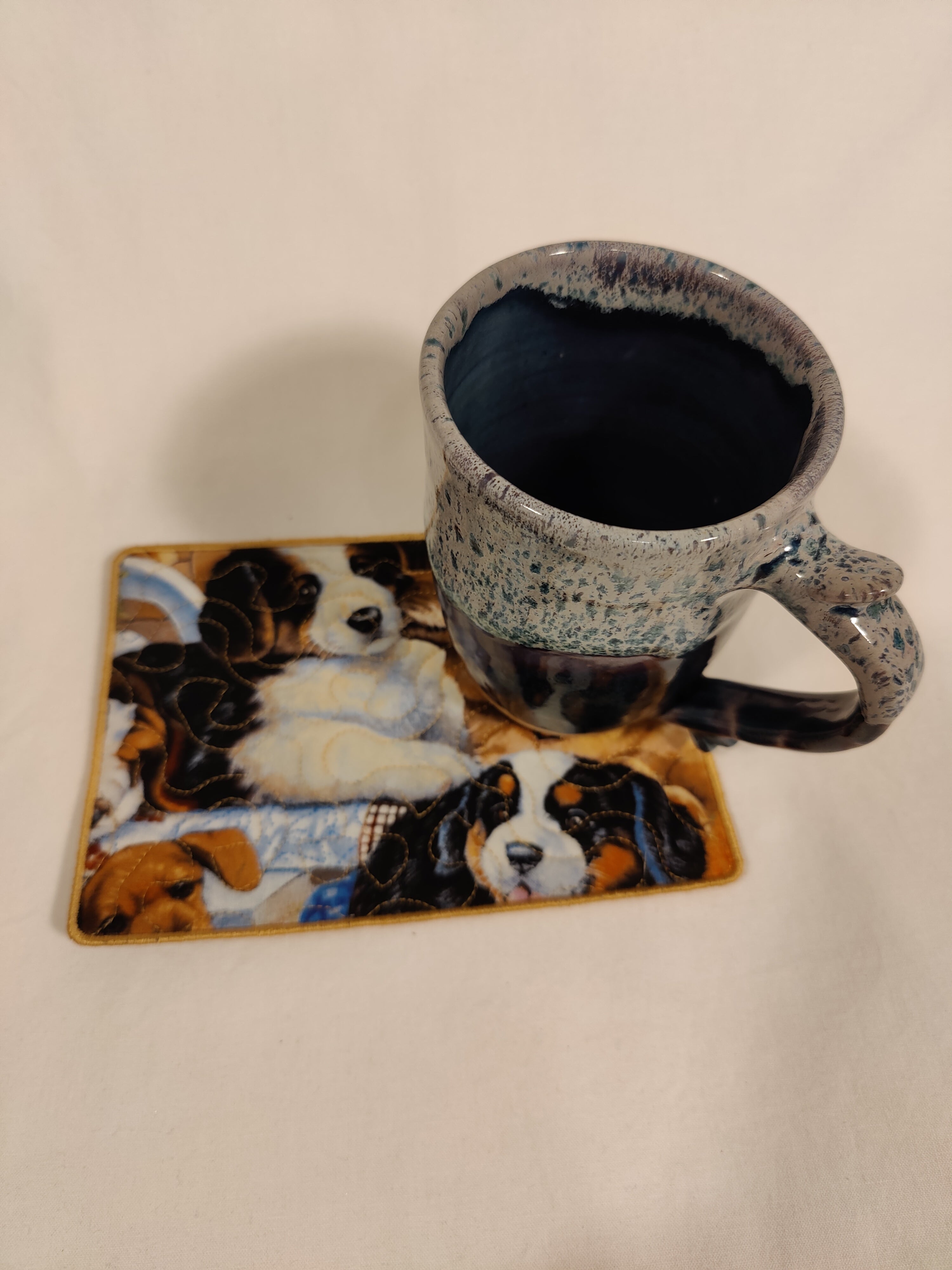 Mug Rug Puppies Galore
