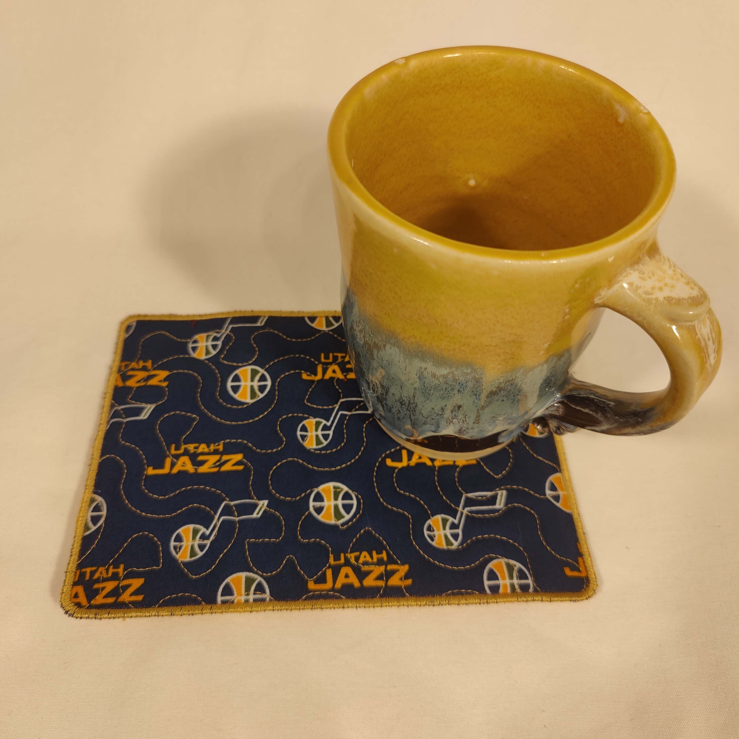 Mug Rug Utah Jazz