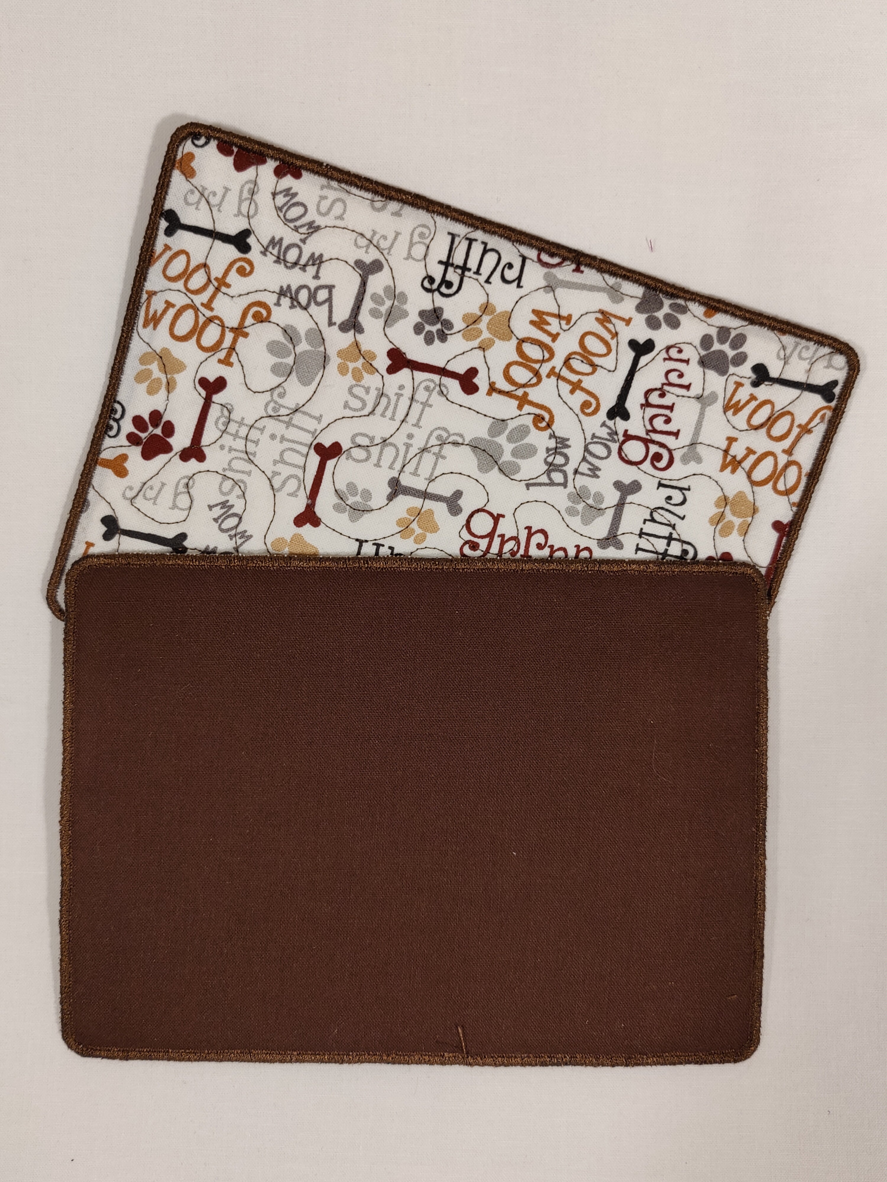 Mug Rug Dog Bones