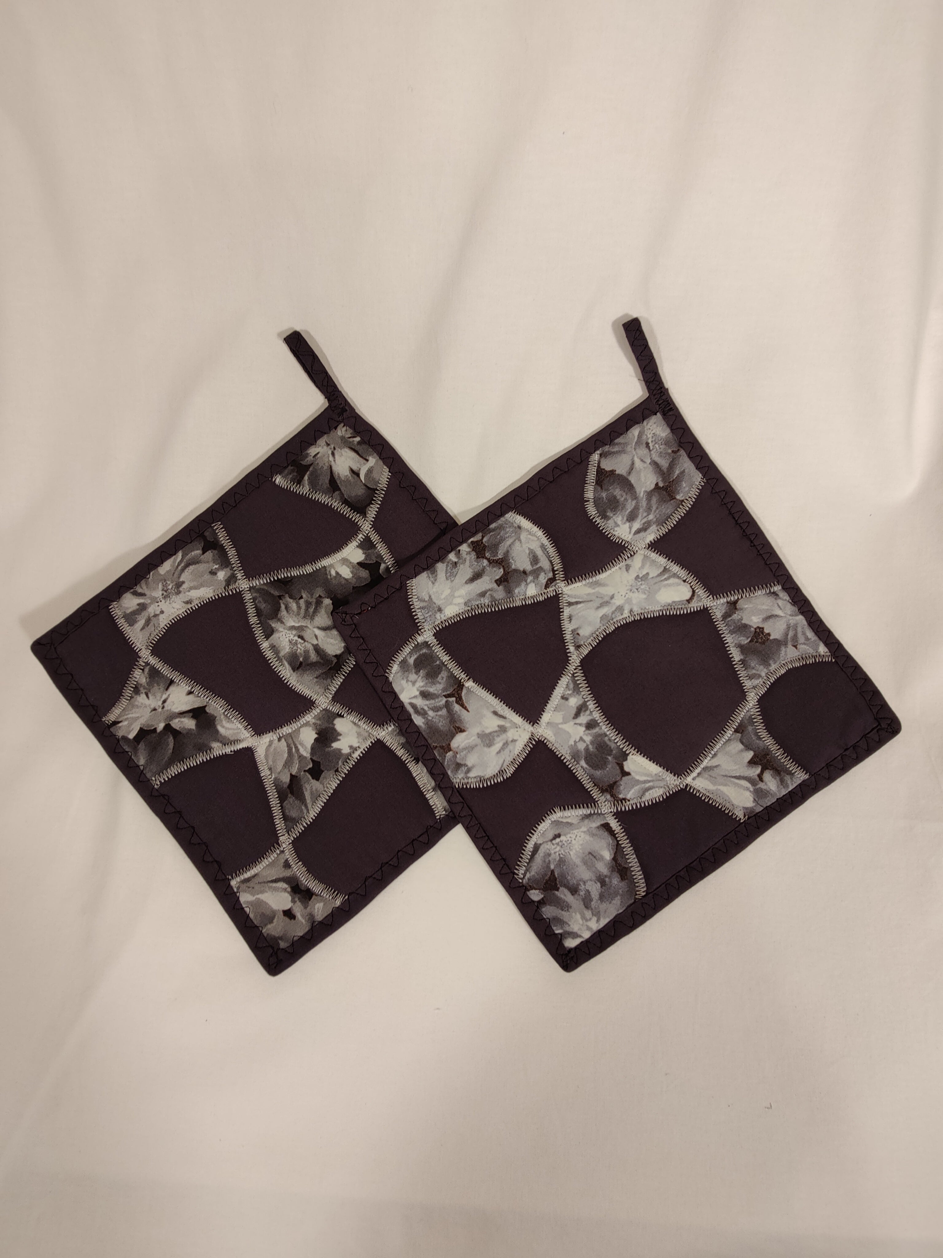 Potholders Batik Grey