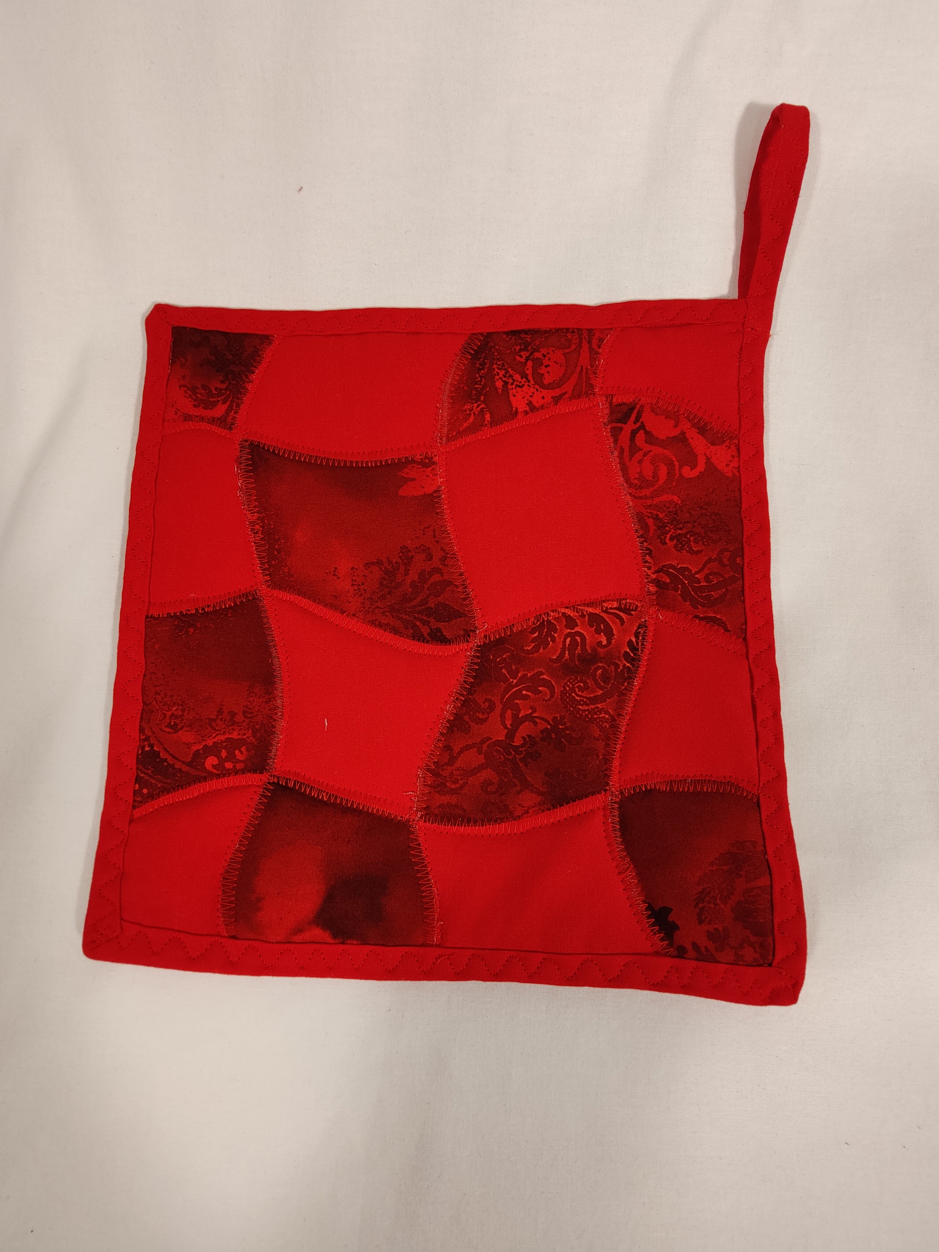Potholders Batik Red