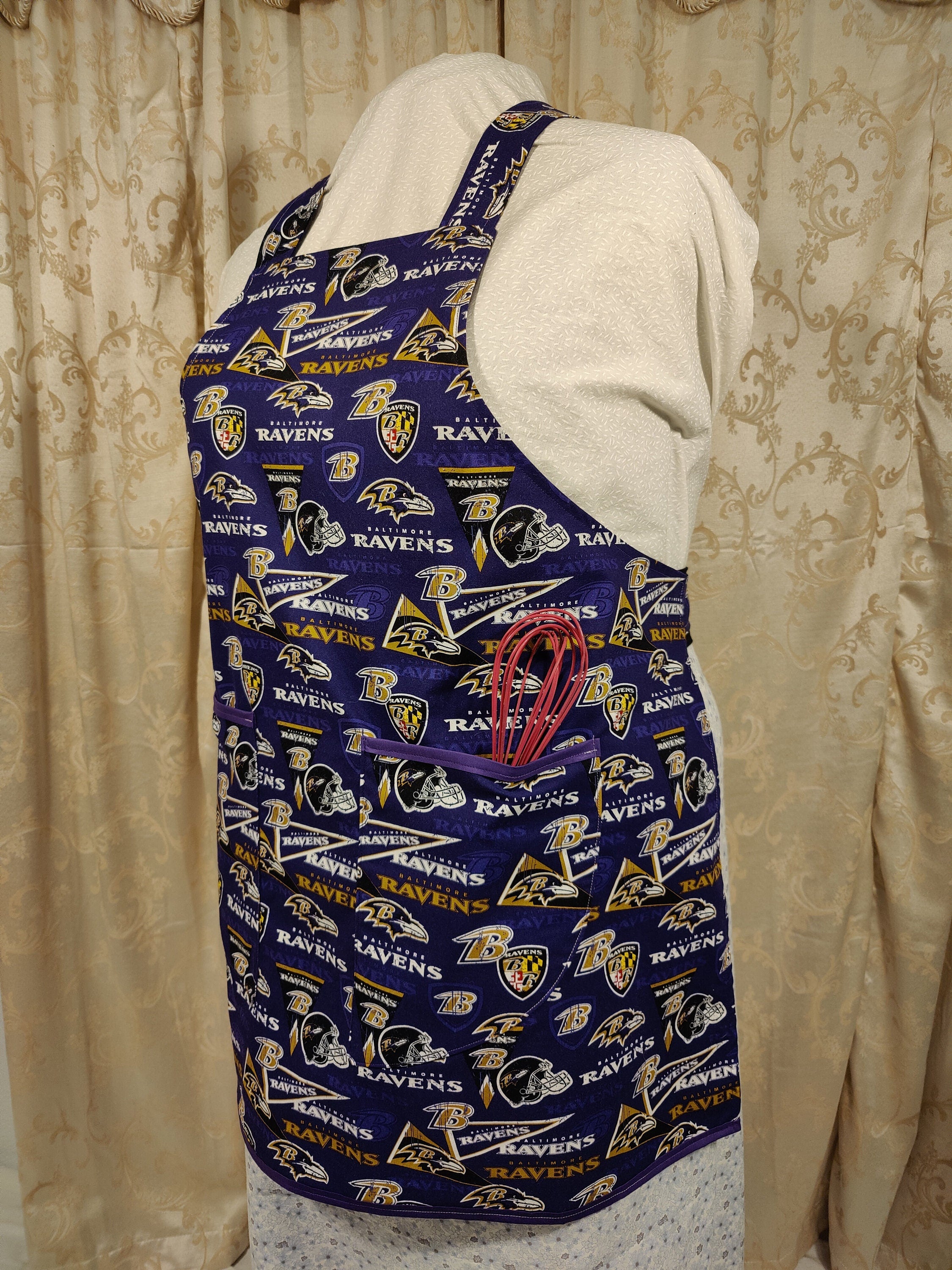 Adult Apron Baltimore Ravens
