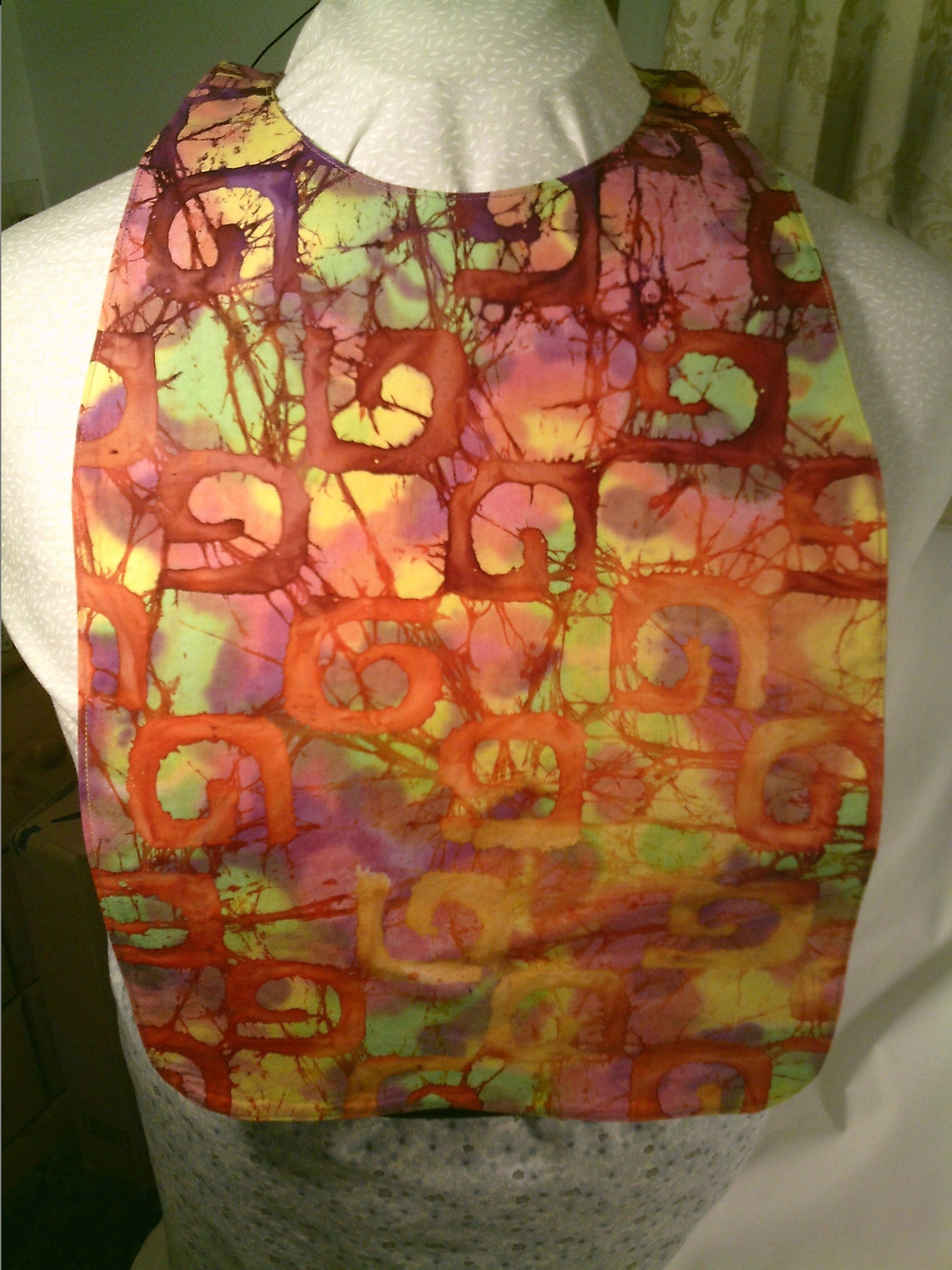 Adult Bib Batik Splash