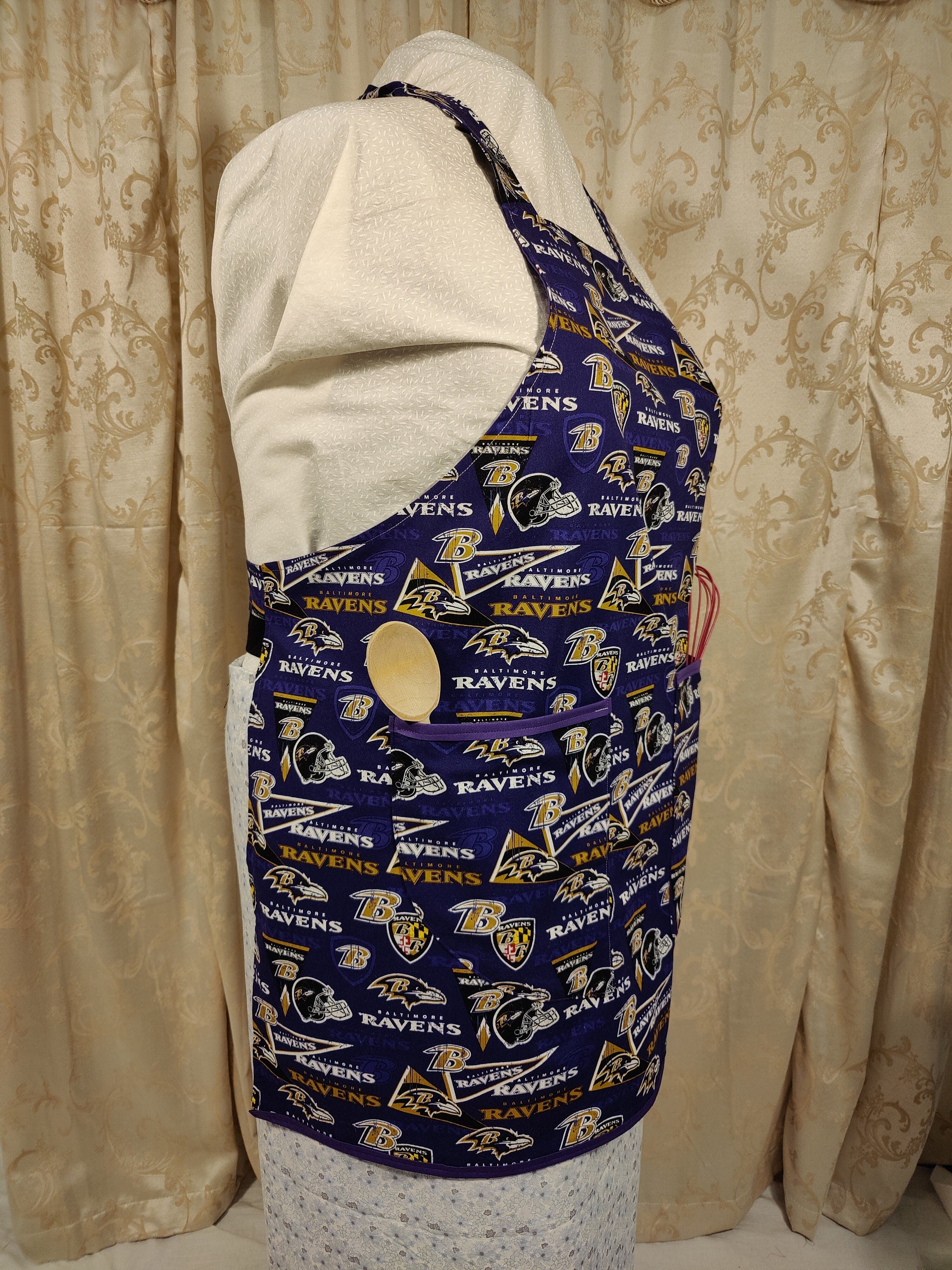 Adult Apron Baltimore Ravens