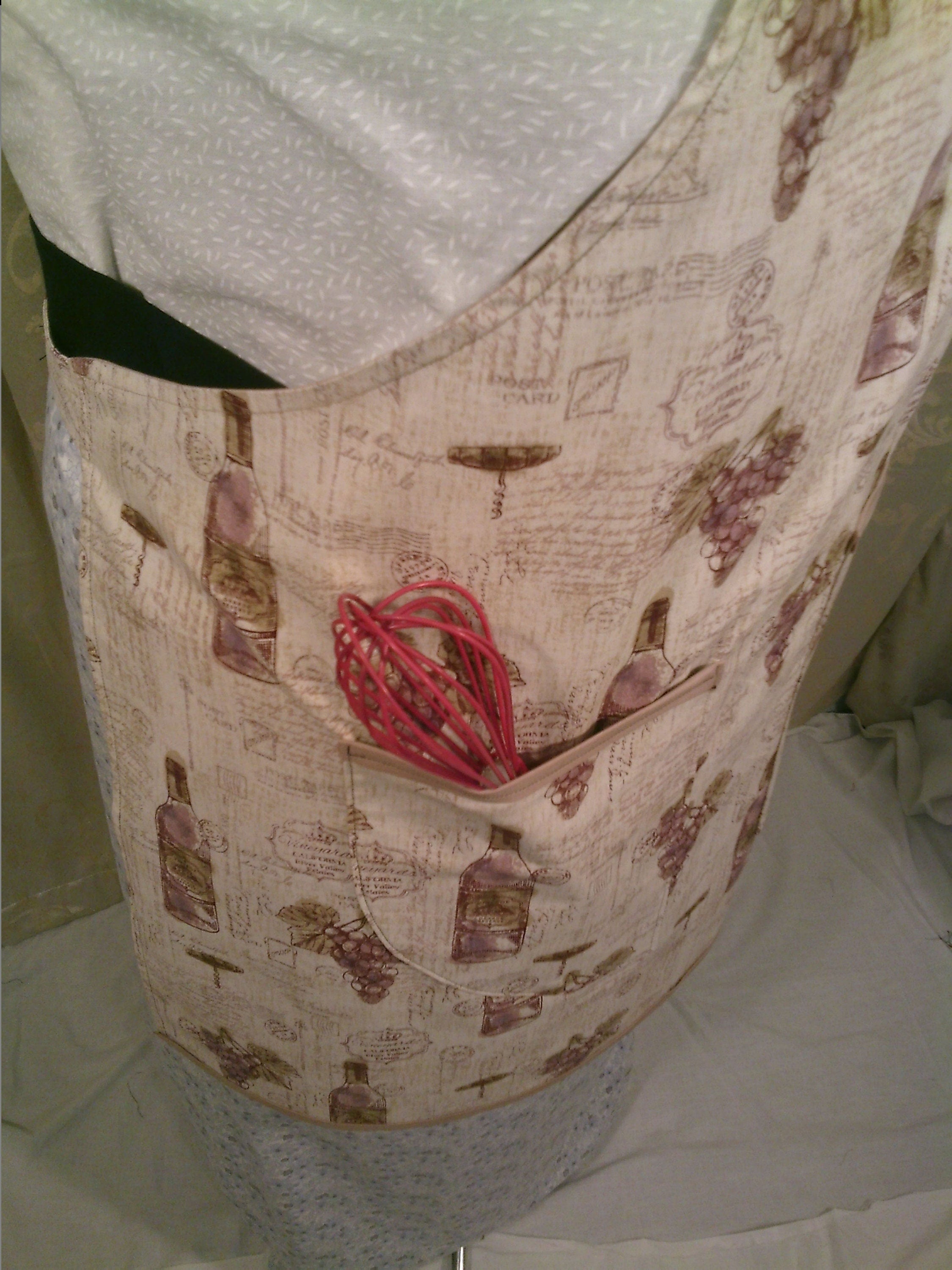 Adult Apron Grape and Wine
