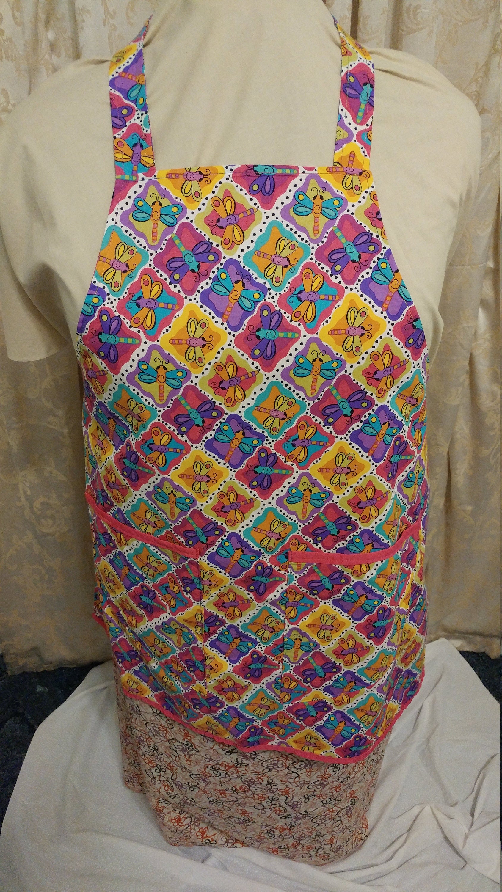 Adult Apron Dragonfly