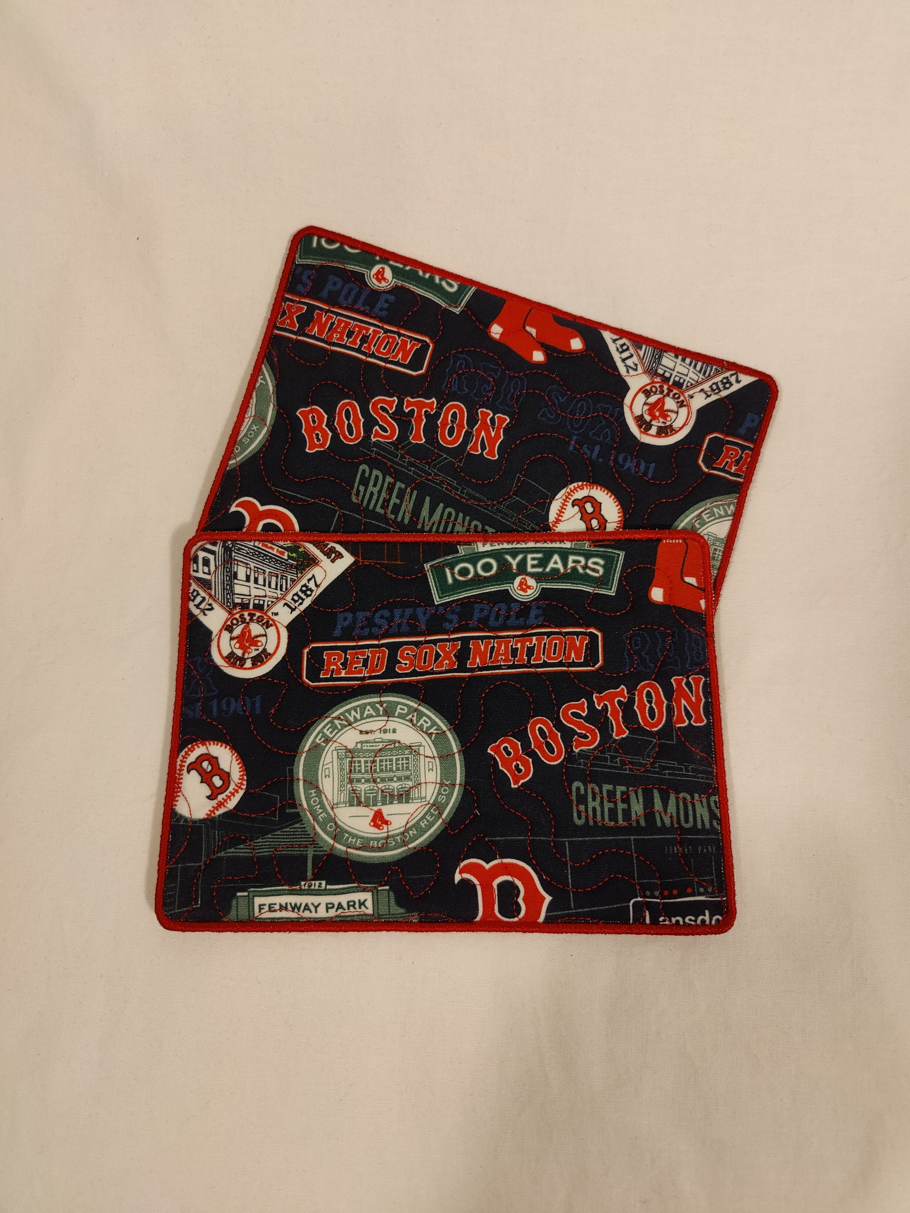 Mug Rug Boston Red Sox