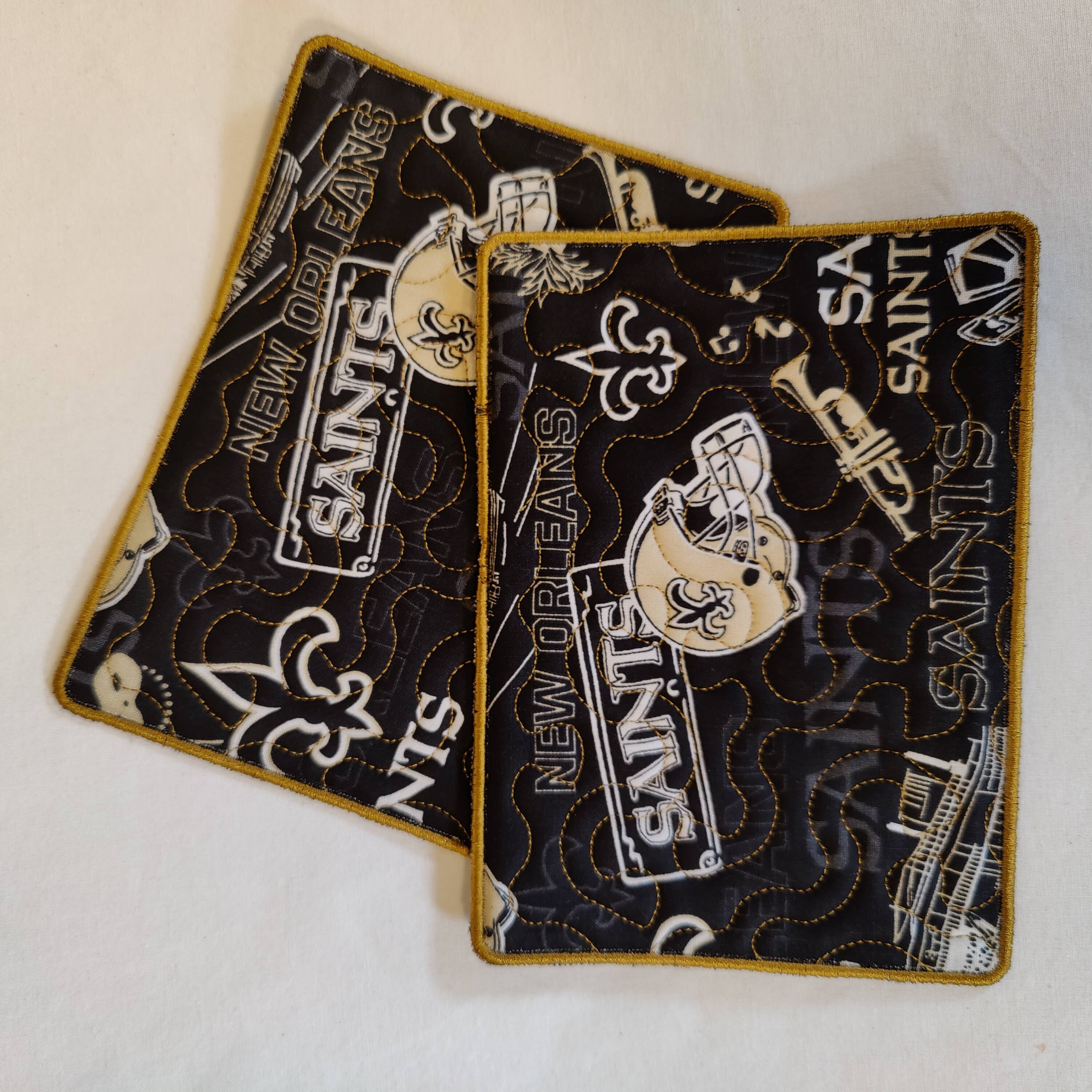 Mug Rug New Orleans Saints Set