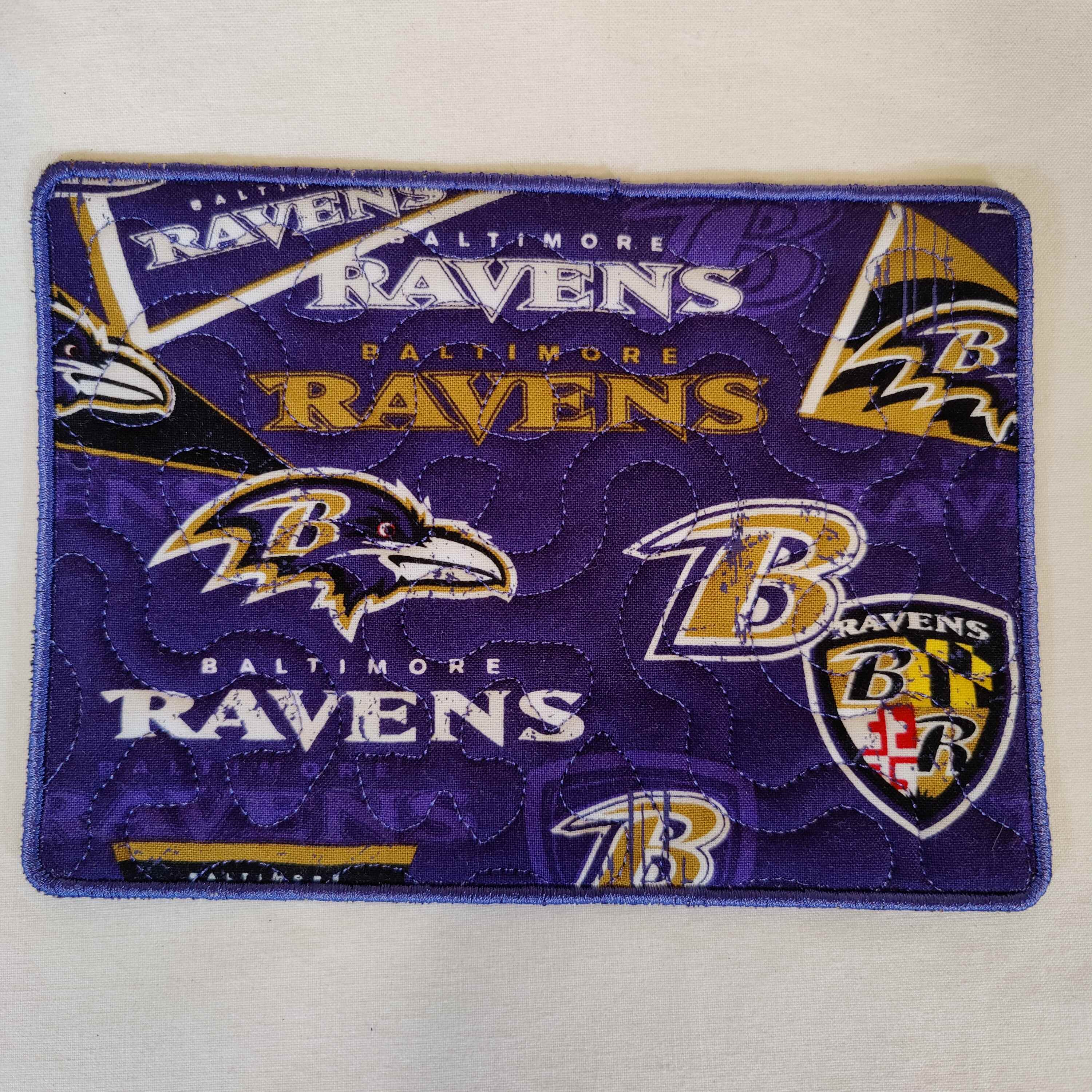 Mug Rug Baltimore Ravens Set