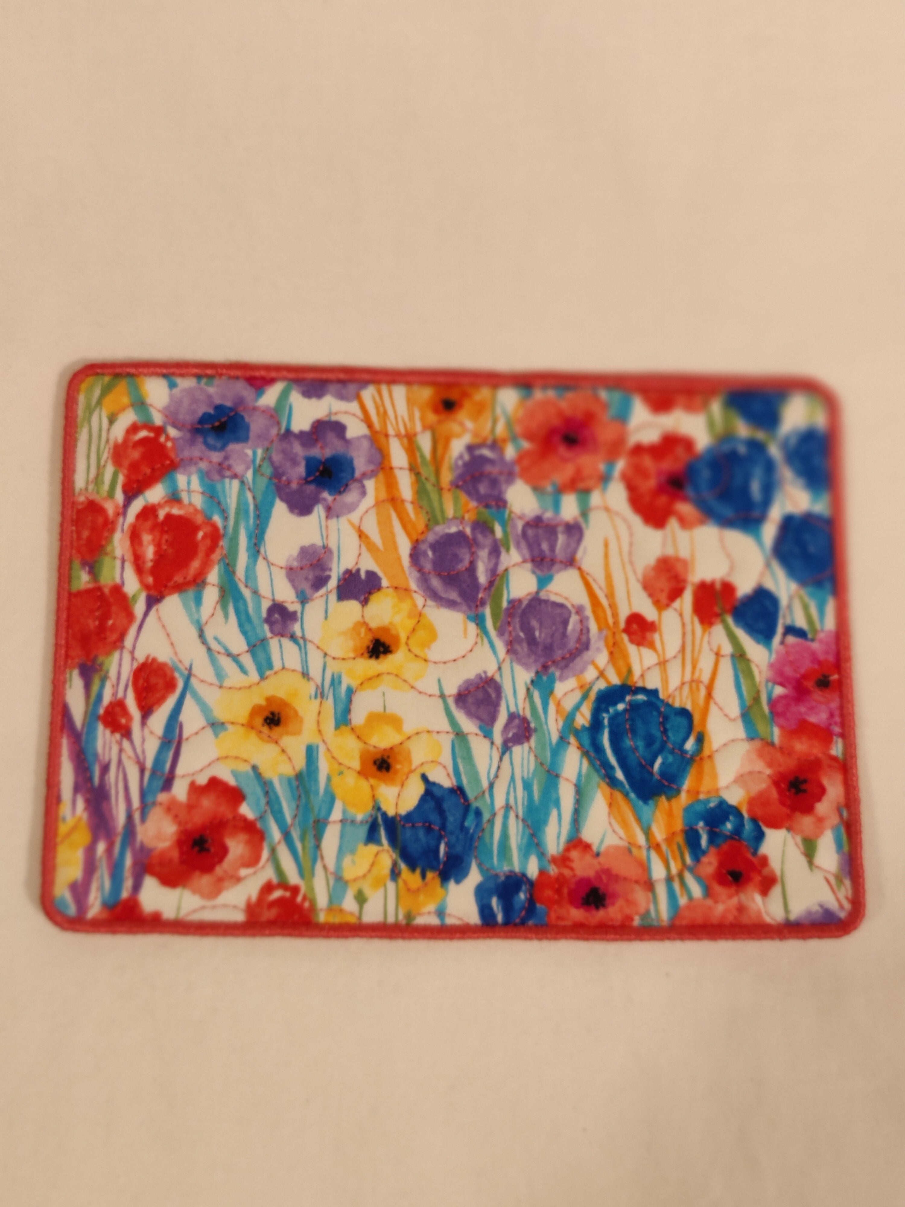 Mug Rug Floral Garden