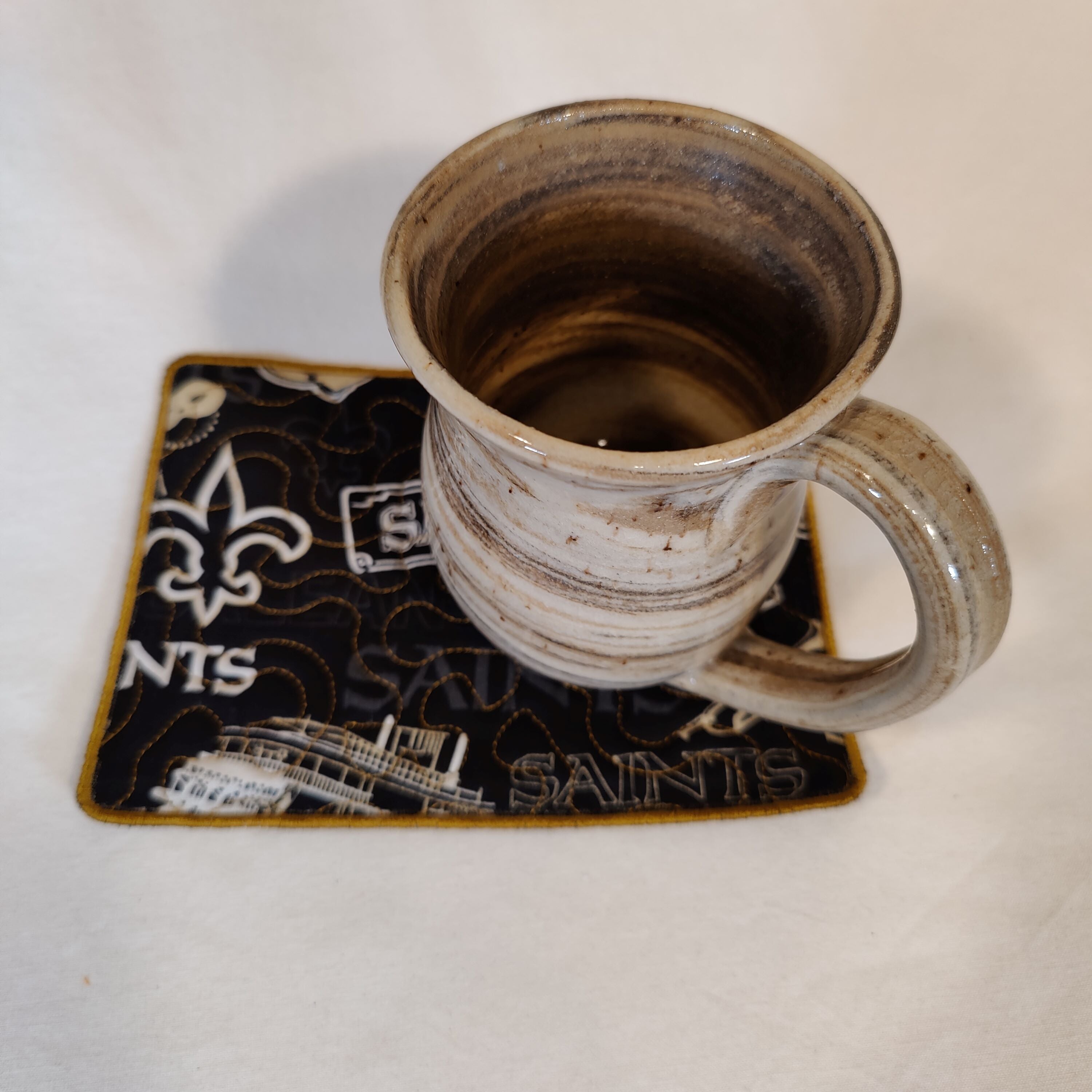 Mug Rug New Orleans Saints Set