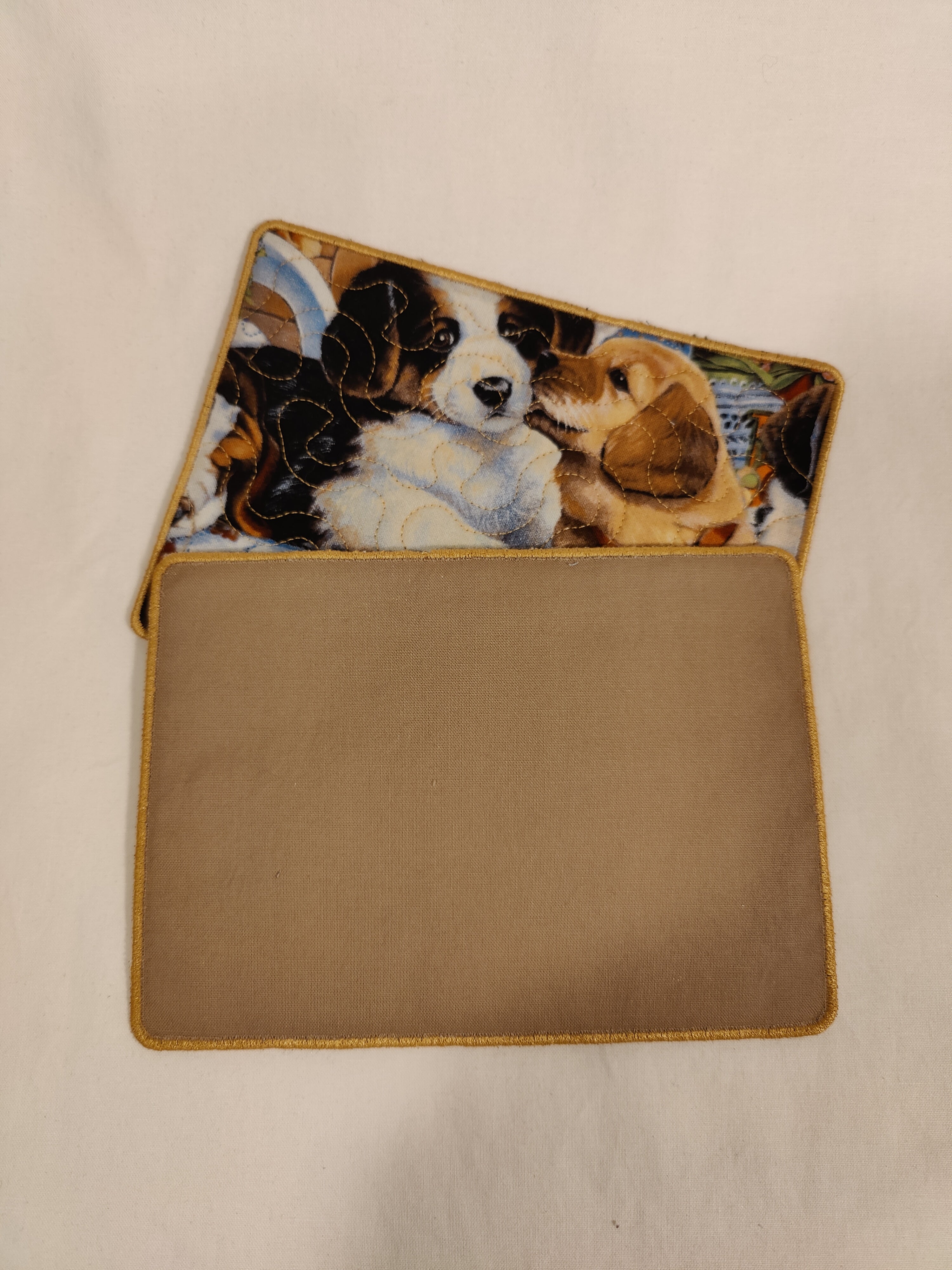 Mug Rug Puppies Galore