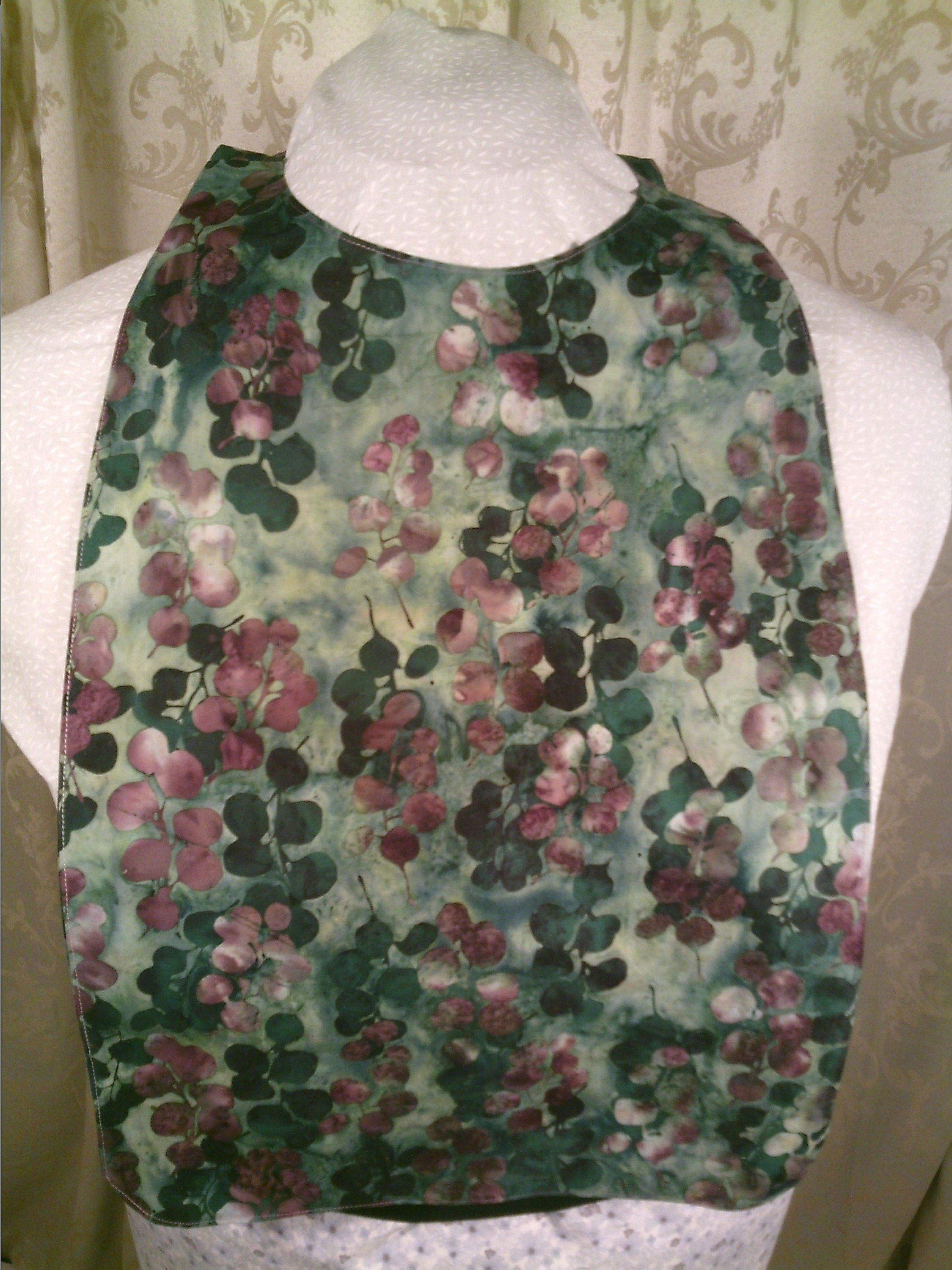 Adult Bib Blast of Flowers