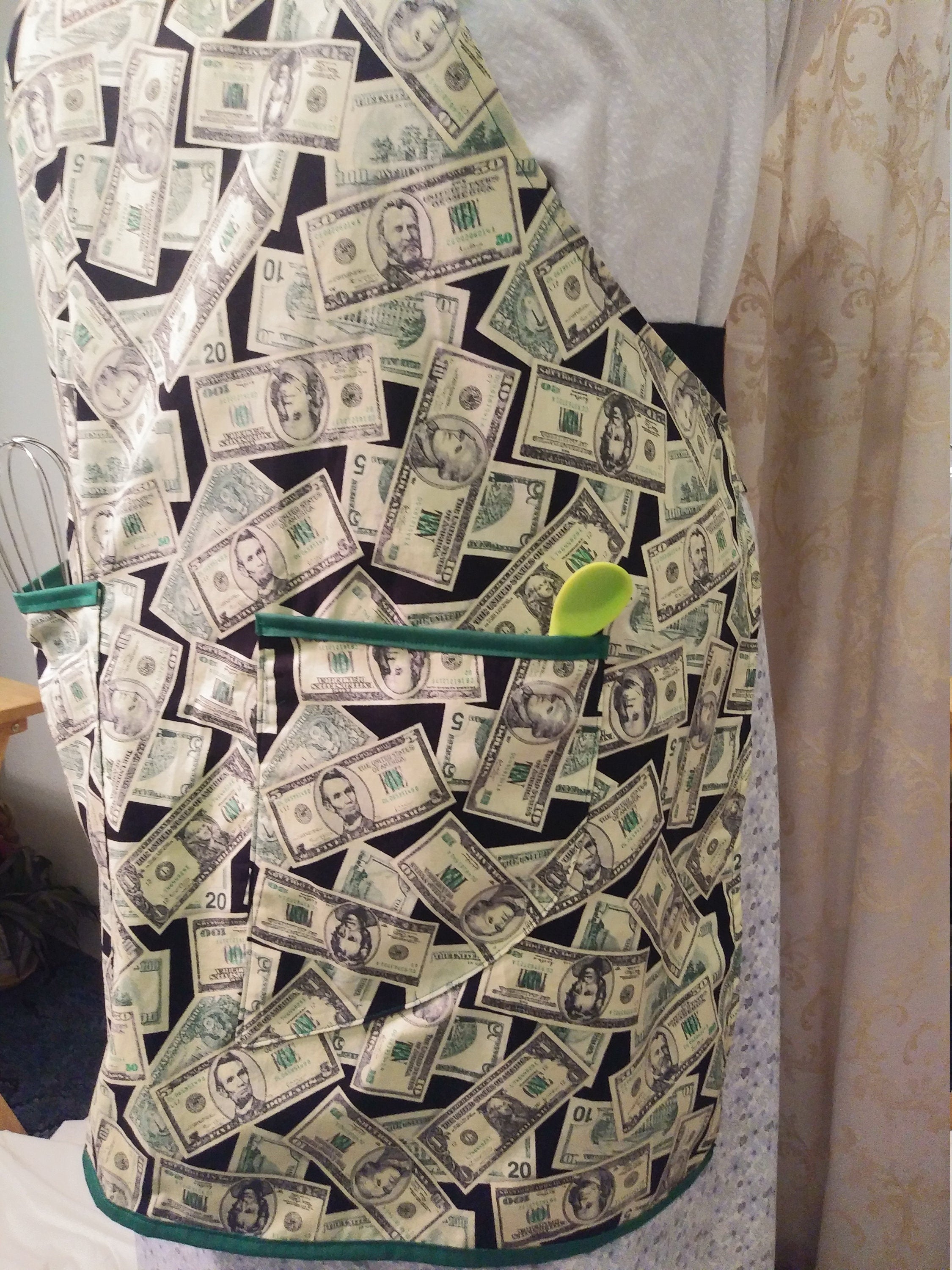 Adult Apron Money Print