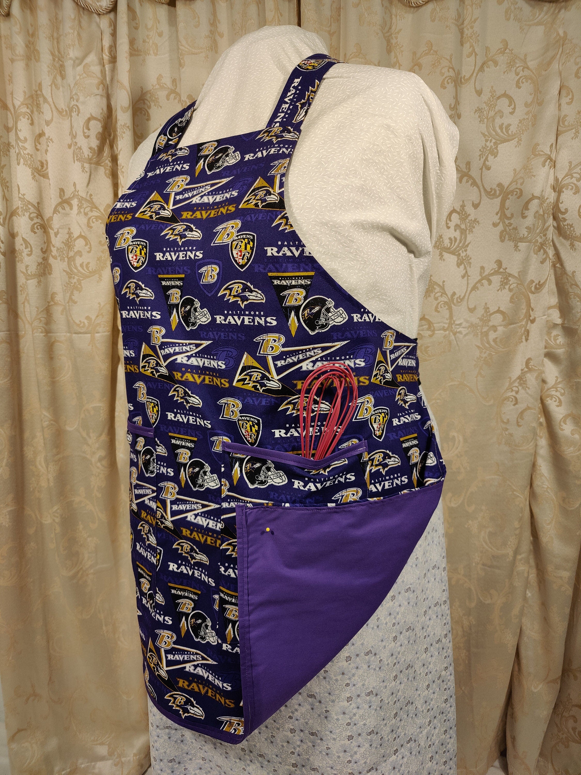Adult Apron Baltimore Ravens