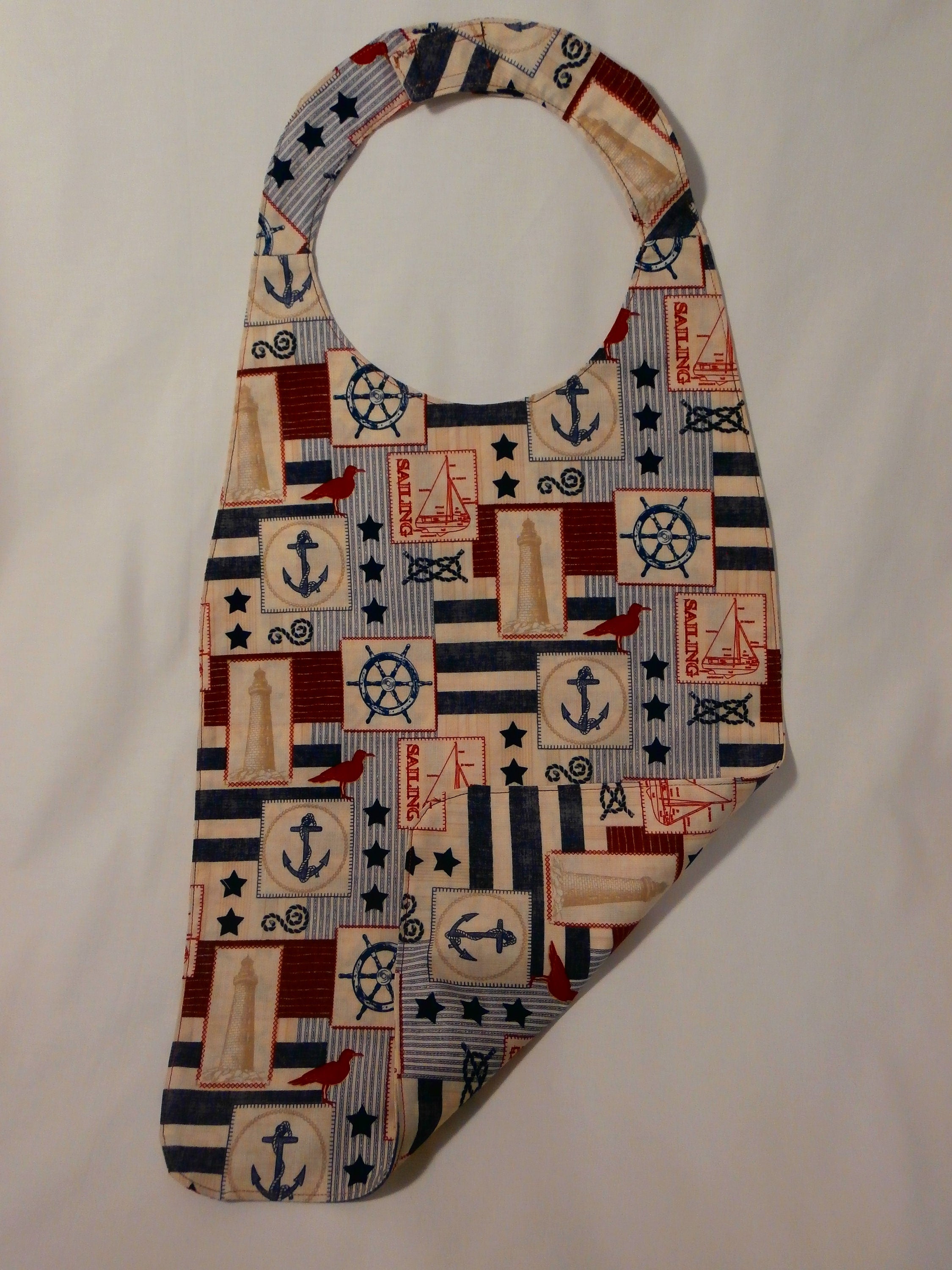 Adult Bib Nautical