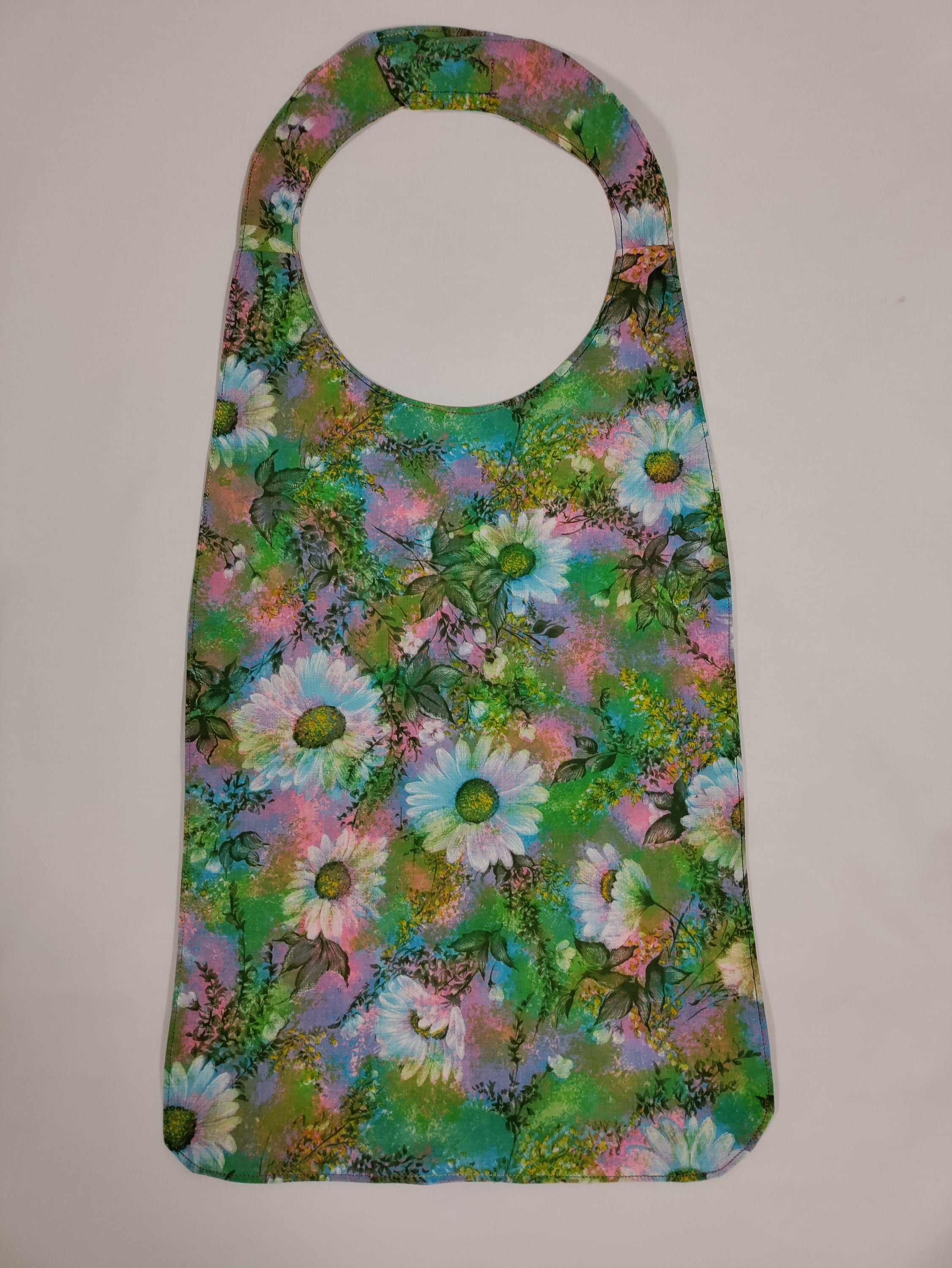 Adult Bib Springtime Flowers