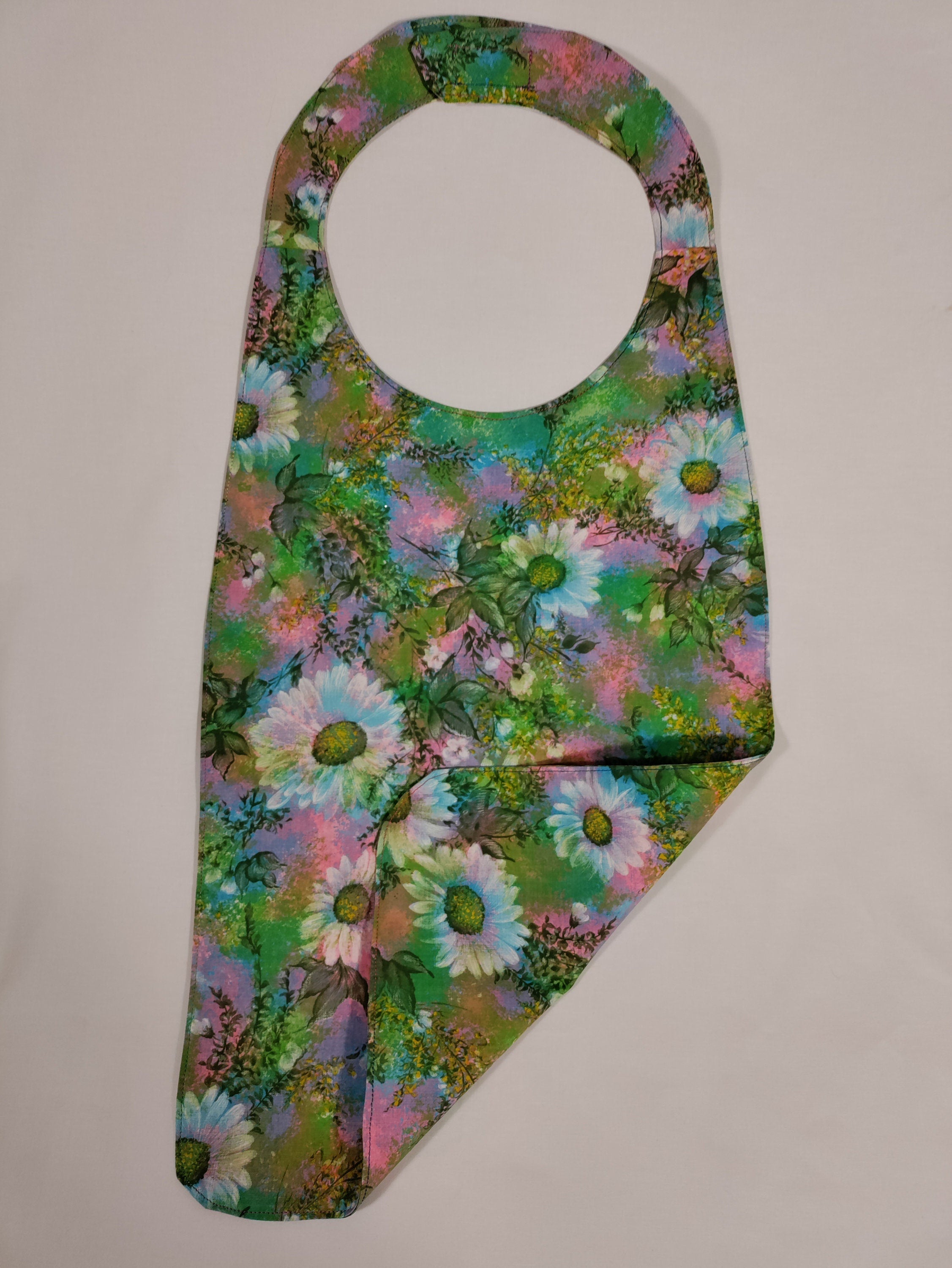 Adult Bib Springtime Flowers